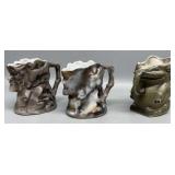 Pair of Royal Bayreuth Creamers & Elephant