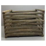 Wooden Owosso Mfg Co Egg Crate - Stackable