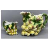 Royal Bayreuth Grape Cluster Pitcher & Creamer