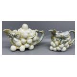 Royal Bayreuth Grape Cluster Tea Pot & Creamer