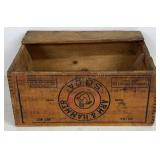 Arm & Hammer Soda Wooden Crate 16inx19in: little