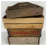 Canada Dry Boxes, Farriers Tray, Etc