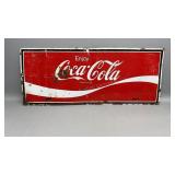 Coca Cola Metal Sign 10x25in
