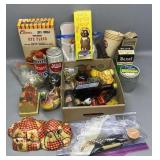 Paperweight, Dog Door Stop, Bottles, Jars, Tin