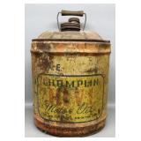 Champlin HI-V-I Motor Oil 5 Gallon Can