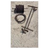 Roll of Wire, Large Twist Anchor