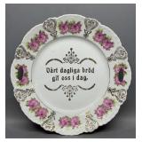 Bavaria Pink Rose Plate 9in