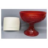 Fenton Thomas Jefferson Monticello Compote 7in