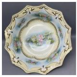 RSP 10in Water Lilly Hp Bowl - Beaded on Inside