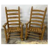 2x Rustic Porch Rockers - Nice & Solid
