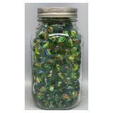Quart Jar Full of Marbles