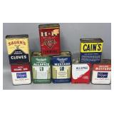 8 Old Spice Tins