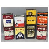 8 Old Spice Tins