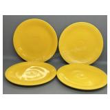 4 Fiesta Plates 9.5 inch