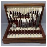 Mother of Pearl Handled Flatware w/ Sterling
