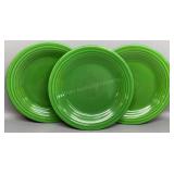 3 Fiesta 10 inch Plates