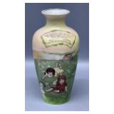 Royal Bayreuth Jack & Jill 6in Vase