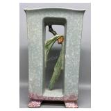 Roseville Artwood Double Vase 12.5in Tall