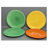 4 Homer Laughlin 9.5 inch Plates
