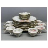 Bavaria Wild Rose 8 Place China Set