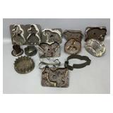 Tin Cookie Cutters of Animals & Others