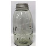 Smoke Gray 1/2 Gallon Atlas Jar
