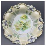 Nice Unmarked Prussia Mold 10in Hp Bowl