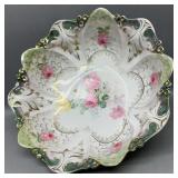 Nice Big RS Prussia 10 1/2in Hp Bowl w/ Roses