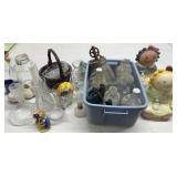 Misc Clear Glass, Cookie Jars, Plastic Beater Base