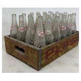 Wooden Pepsi Crate With Bottles