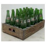 Wooden Pepsi Crate With Bottles