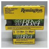 2x Remington 12Ga 2 3/4in BBx4 10 Rds/Box