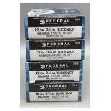 4x Federal 12Ga 2 3/4in 00 Buckshot 5 Rds/Box