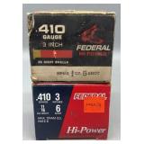 47 Rds Federal 410 Ga 3in