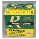 Full Box Remington 20 Ga 3in 6 Shot 25 Rds