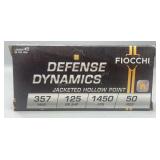 Fiocchi 357 mag 50rds/box