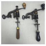 Two antique shotgun shell crimpers
