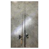 2 Spin Cast Rod & Reel Setups -Mitchell 310UL