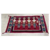 5ft Southwest Style Wool Rug
