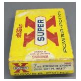 Super X 7 MM 150 Gr 21 Total  16 Factory 5