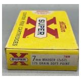 Western Super X 7mm Mauser 20 Rds/Box 175Gr SP