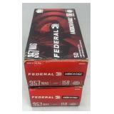2x Federal 357mag 50rds/box
