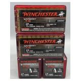 4x Winchester 17 HMR 50 Rds/Box 15.5Gr NTX