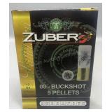 2x Zuber 12ga 00-buckshot 10rds/box