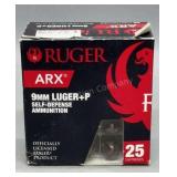Ruger 9mm ARX 25 Rds/Box