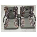 2 Camo Swivel Fishing Seats by Game Winner