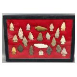 8x12in case w/ Various Types & Styles of Indian