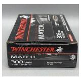 Winchester Match 308 Win 20 Rds/Box 168Gr