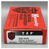 Hornady 308 Win 20 Rds/Box 155Gr A-Max