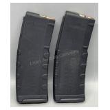 Pair of 5.56 AR15 30 Rd Magazines Full